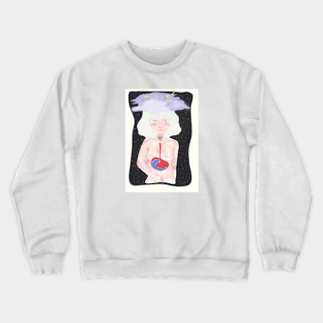 Illustration tears-rain Crewneck Sweatshirt by Rosbel